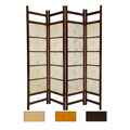Wood 6-foot 4-panel Botanic Room Divider (China)