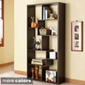 Verena Contoured Leveled Display Cabinet/ Bookcase