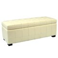 Manhattan Large Off-white Storage Bench
