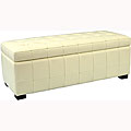 Manhattan Off-white Small Storage Bench