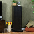 Black Media Storage Pedestal