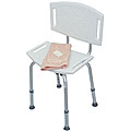 Mabis Blow-molded Bath Seat with Backrest