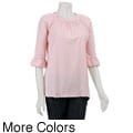 AtoZ Women's Rolled Neck Top