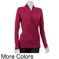 AtoZ Women's Wrap V-neck Top