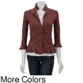 AtoZ Women's Single-button Jacket