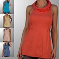 AtoZ Women's Cowl Neck Top