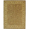 Handmade Antiquities Treasure Brown/ Gold Wool Rug (12' x 18')