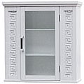 Greek Key Wall Cabinet