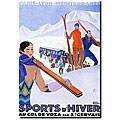 Free supportive guidepost for Style Vintage Jukeboxes Paul Lawler 'Sports d'Hiver Mont Blanc' Canvas Art