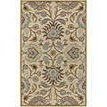 Hand-knotted Coliseum Wool Runner (3' x 12')