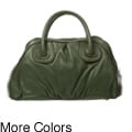 Presa 'Bella' Large Leather Double Handle Satchel