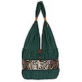 Cotton 'Emerald Thai' Shoulder Bag (Thailand)
