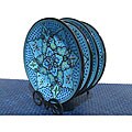 Set of 4 Sabrine Design 11-inch Dinner Plates (Tunisia)