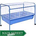 Prevue Pet Products Small Animal Cage with Stand 620 Powder Blue & White