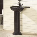 DreamLine Petite Stone 23-inch Pedestal Vanity