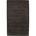 Hand-knotted Brown Wool Karur Runner (2'6 x 10)