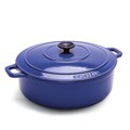 Chasseur Blue 6.75-quart Oval Dutch Oven