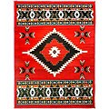 Southwestern Red Area Rug (8' x 11')