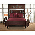 Barclay Hotel Chocolate and Brick Quilt Set