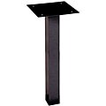 dVault Black In-ground Post for DVU0050-1 Mailbox