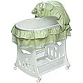 Portable 2-in-1 Bassinet and Cradle with Toy Box Base