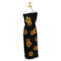 Caramel/ Black Hibiscus Sarong (Indonesia)