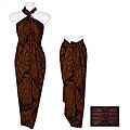 Brown Tattoo Sarong (Indonesia)
