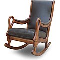Essential roadmap on Vintage rosenthal Vintage Leather Rocking Chair