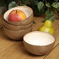 Sango Concepts Cocoa Ice Cream Bowls (Set of 4)
