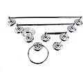 Moen White Porcelain 6-piece Bath Accessory Set