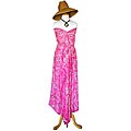 Dragonfly Pink Sarong (Indonesia)