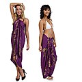 Seashell Design Purple Sarong (Indonesia)