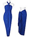 Blue Rayon Sarong (Indonesia)