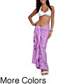 Indonesian Handmade Fringed-rayon Sarong with Bamboo Design
