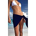 Women's Solid Navy Blue Half Sarong (Indonesia)