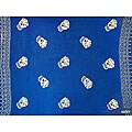 Blue/ White Skull Sarong (Indonesia)