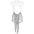 Sheer Pearl Grey Sarong (Indonesia)