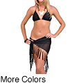 Women's Dark Pink Sheer Sarong (Indonesia)