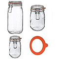 Le Parfait Glass Canning Jar and Gasket Set