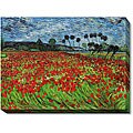 Van Gogh 'Field of Poppies' Canvas Art