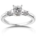 14k Gold 1ct TDW Princess Diamond Engagement Ring