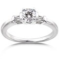 14k Gold 1/2ct TDW Round Diamond Engagement Ring (H-I, I1-I2)