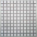 SomerTile 11.75x11.75-in Victorian Square 1-in White Porcelain Mosaic Tile (Pack of 10)