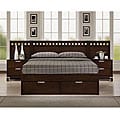 Noho Warm Cherry Queen-size Platform Bedroom Set
