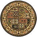 Creative ideas and plans on Qum rug Ancient Qum Wool Rug (8' Round)