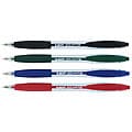 Bic Atlantis 12 Assorted Medium Point Retractable Ballpoint Pens