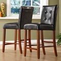 ETHAN HOME Hutton Faux Leather Counter Height Stool (Set of 2)