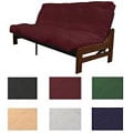 Boston Walnut Finish Full Frame/ Premier Mattress Futon Set