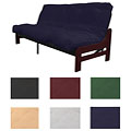 Boston Queen Armless Futon Frame/ Premier Mattress Set