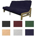 Boston Natural Finish Queen Armless Futon Set